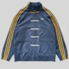 Chinese New Year Blue Jacket With Yellow Stripes