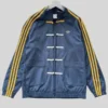Chinese New Year Blue Jacket With Yellow Stripes 2026 jacket