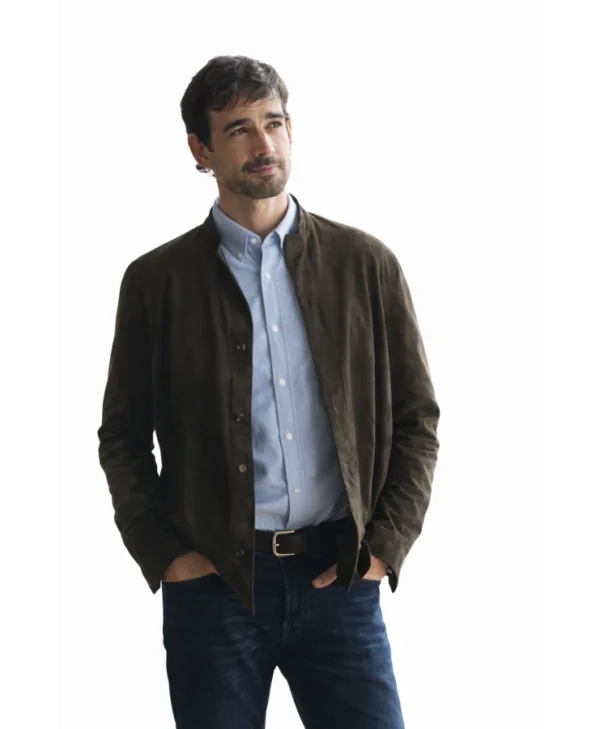 Christopher Gorham Sheriff Country Suede Jacket