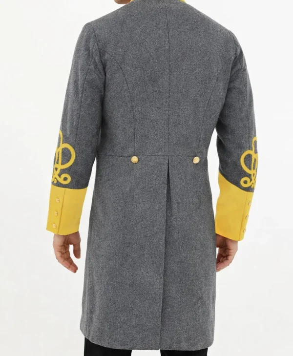 Civil War Confederate General’s 4 Rows Braid Cavalry Frock Coat for sale