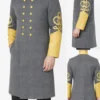 Civil War Confederate General’s 4 Rows Braid Cavalry Frock Coat sale