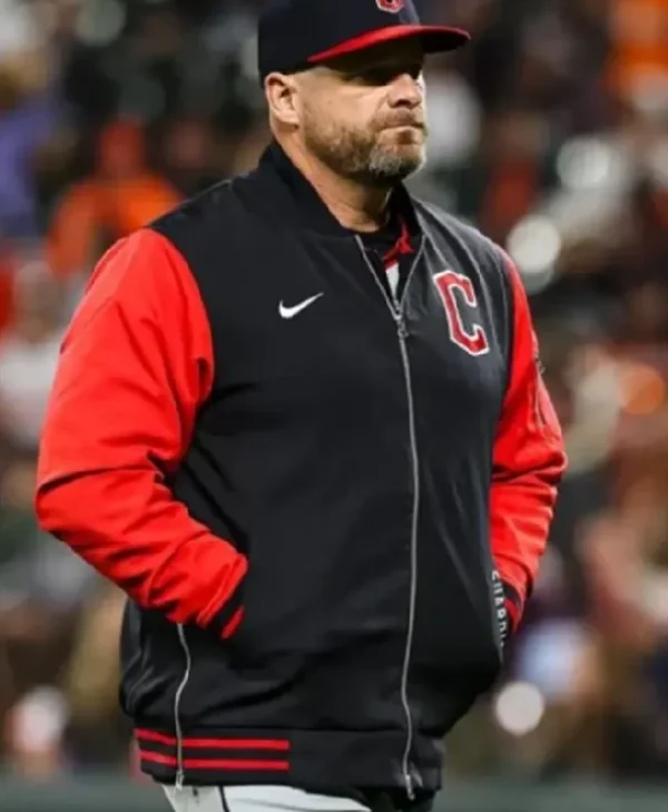 Cleveland Guardians Dugout Bomber Jacket for sale