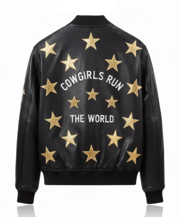 Cowgirl Run The World Black Bomber 2026 Jacket