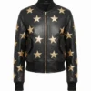 Cowgirl Run The World Black Bomber Jacket