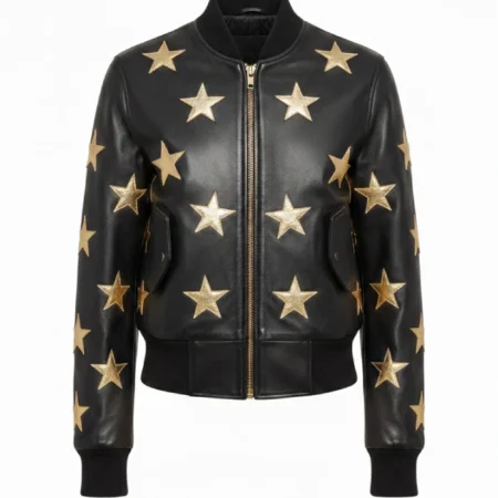 Cowgirl Run The World Black Bomber Jacket