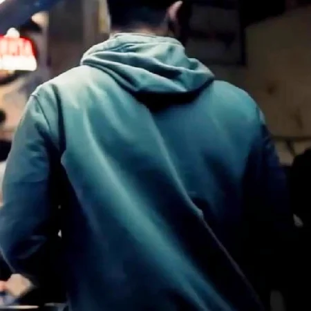 Crime 101 hoodie outfit