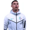 Cristiano Ronaldo Al Nassr White Jacket