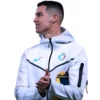 Cristiano Ronaldo Al Nassr White Jacket back