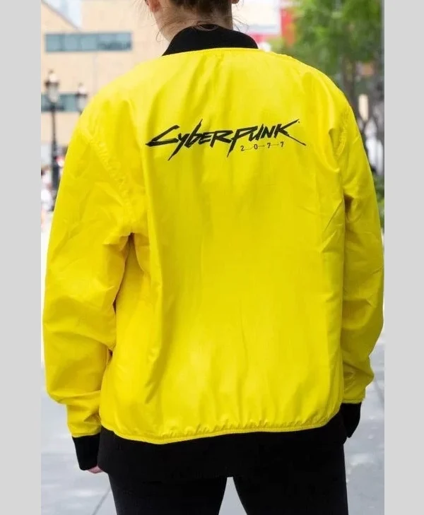 Cyberpunk 2077 Bomber Yellow Jacket