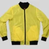 Cyberpunk 2077 Bomber Yellow Jacket front