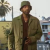 Death in Paradise S15 DI Mervin Wilson Green Jacket front