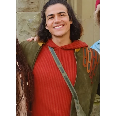 Descendants Wicked Wonderland Joel Oulette Suede Jacket for sale