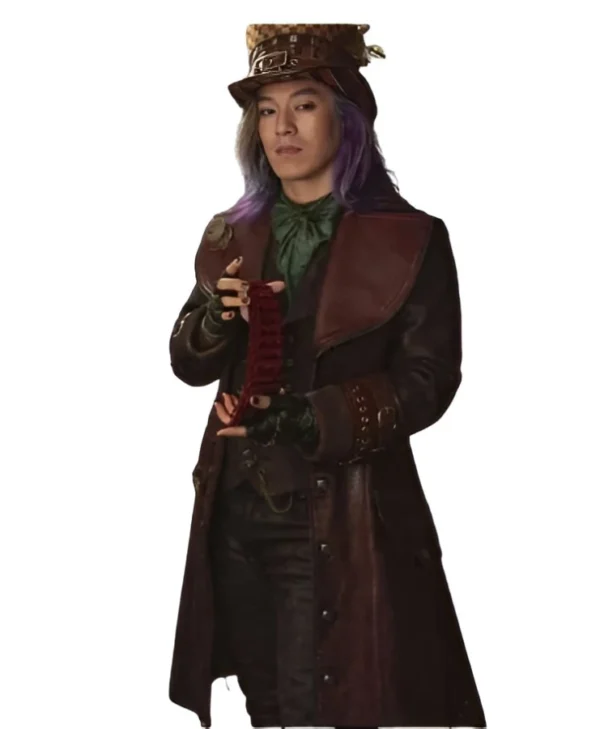 Descendants Wicked Wonderland Leonard Nam Maroon Coat