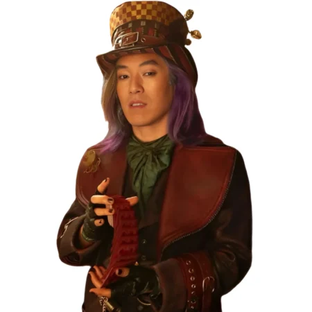 Descendants Wicked Wonderland Leonard Nam Maroon Coat for sale
