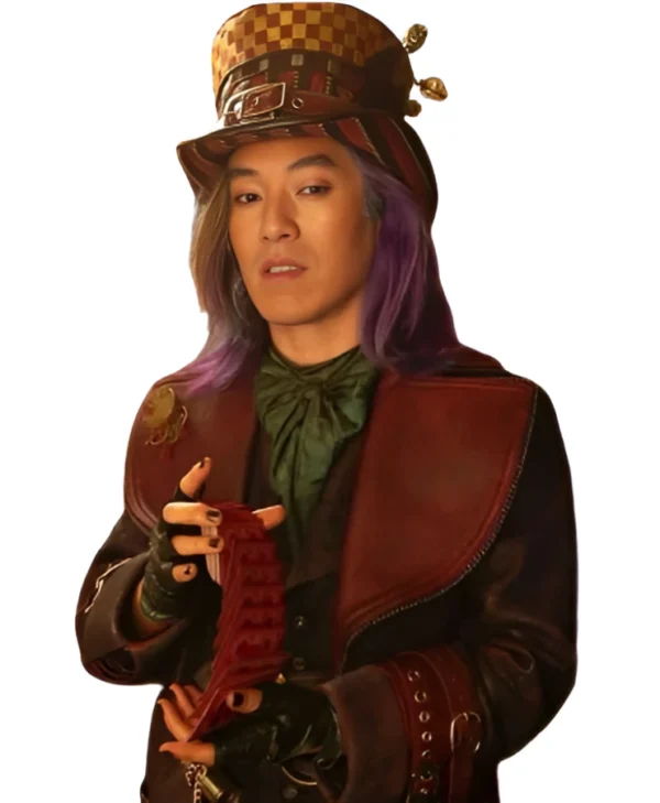 Descendants Wicked Wonderland Leonard Nam Maroon Coat for sale