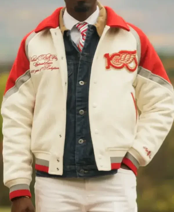Detroit Red Wings Centennial Season Varsity Jacket