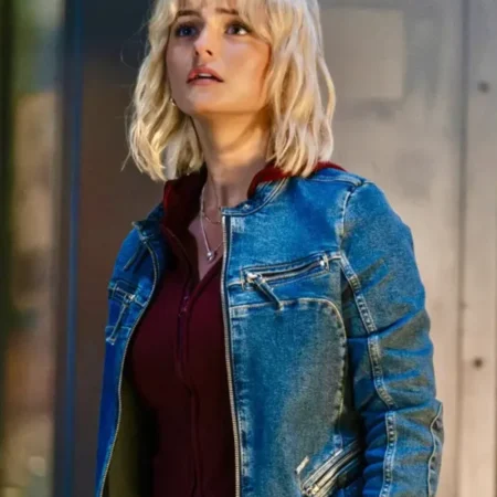 Doctor Who S02 Millie Gibson Denim Jacket front