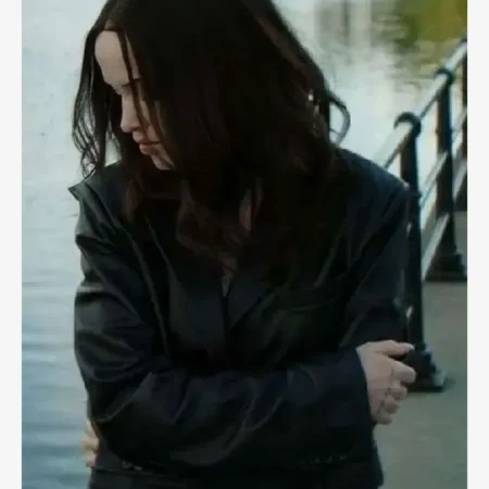 Dove Cameron TV series leather blazer