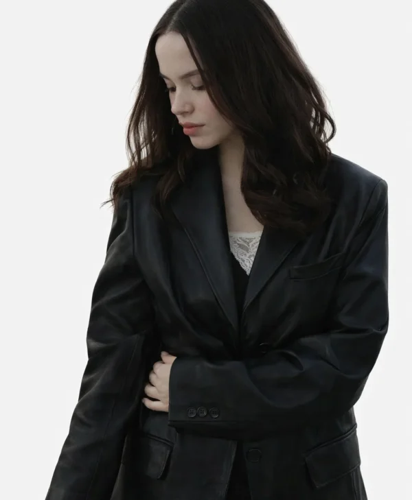 Dove Cameronleather Blazer