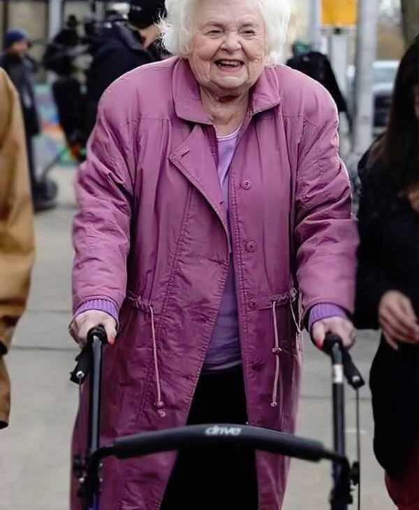 Eleanor the Great 2025 June Squibb Pink Coat for sale