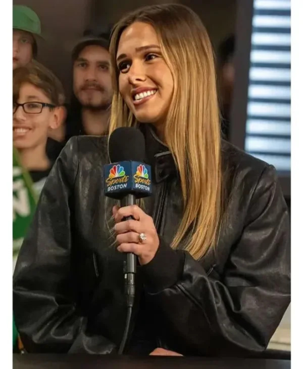 Emma Pritchard Black Leather Jacket