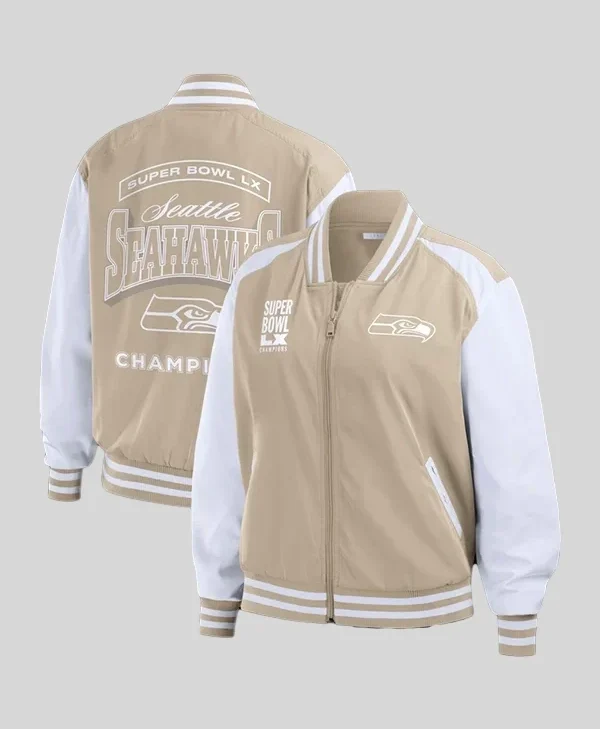Erin Andrews Super Bowl LX Champions Bomber Jacket
