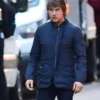 Ethan Hunt Mission Impossible 8 Blue Puffer Jacket