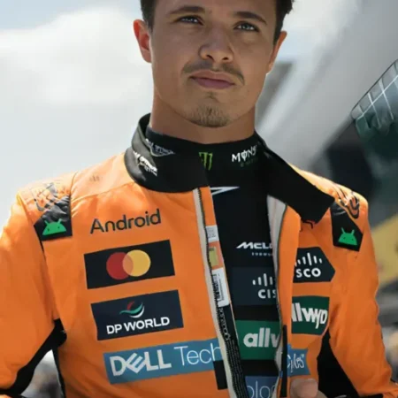 F1 Racing Jacket Orange