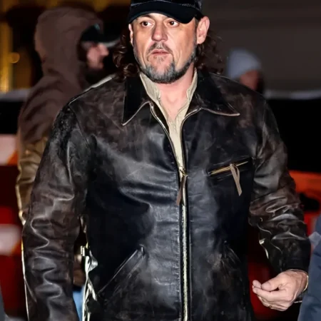 FW 2026 Jeremy Dufrene 2026 Brown Leather Jacket