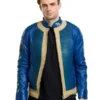Fallout Vault Dweller Blue Leather Jacket