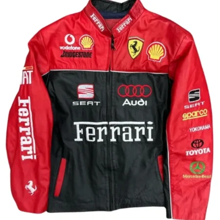 Ferrari Vintage Racing Leather Jacket