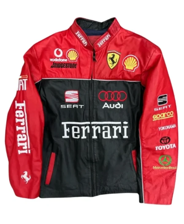 Ferrari Vintage Racing Leather Jacket