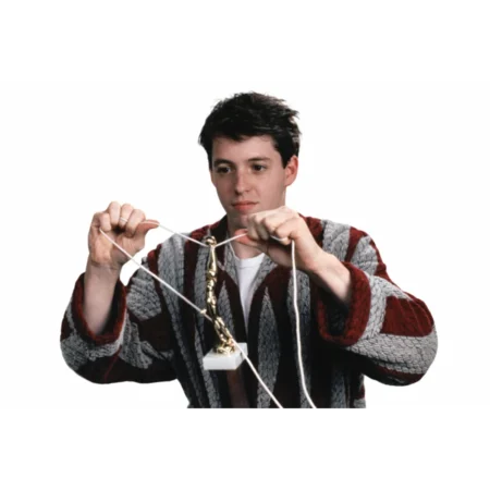 Ferris Bueller Red and Grey Robe