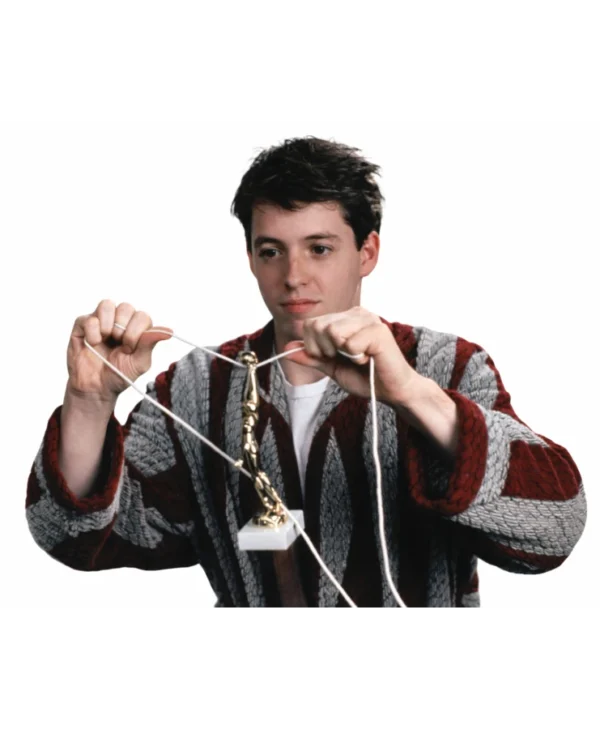 Ferris Bueller Red and Grey Robe