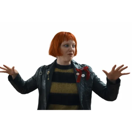 Finding Emily Cora Kirk Leather Jacket