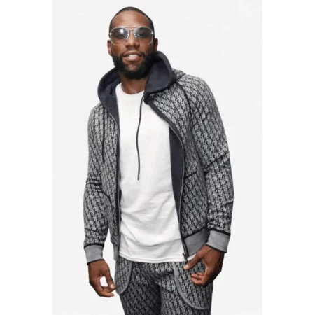 Floyd Mayweather Dior Grey Monogram Tracksuit