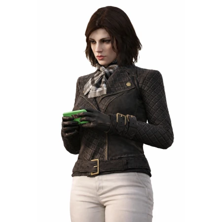 GTA 6 Female Protagonist Black Leather Jacket