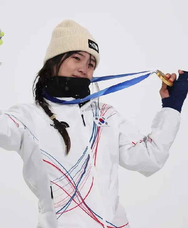 Gaon Choi Olympic 2026 white Jacket