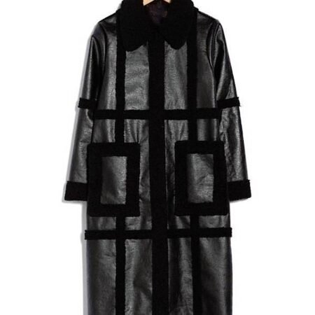 General Hospital 2026 Nazneen Contractor Sherpa Trim Coat