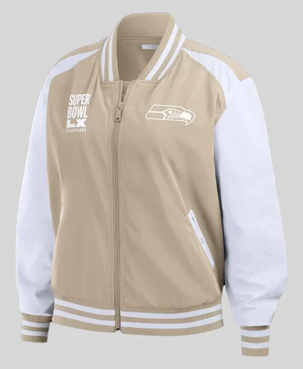 Get Erin Andrews Super Bowl LX Champions Bomber Jacket