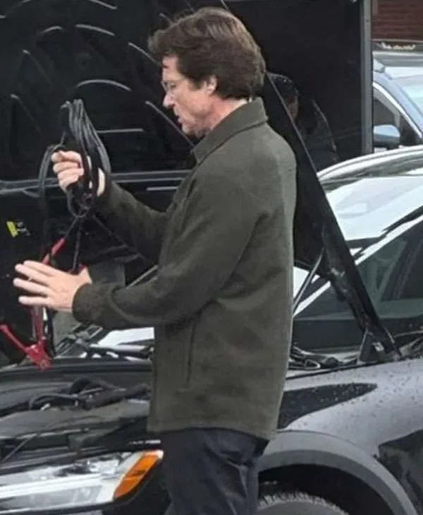 Jason Bateman DTF St. Louis 2026 Clark Green Wool Jacket