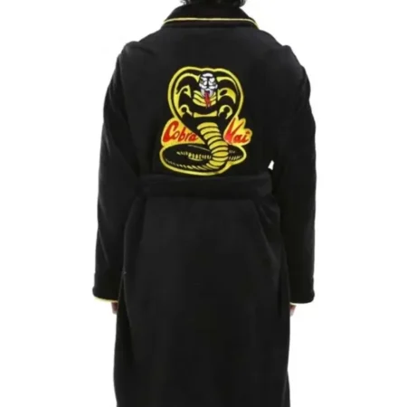 Get Karate Kid Cobra Kai Black Bathrobe Coat