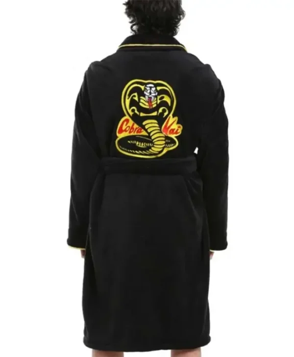 Get Karate Kid Cobra Kai Black Bathrobe Coat