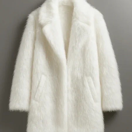 Get Kennedy Stidham 2026 White Fur Coat