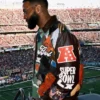 Get OBJ Super Bowl LX Leather jacket