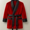 Get Velvet Smoking Jacket Robe
