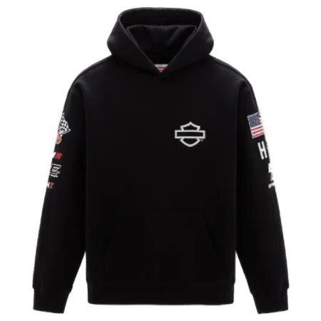 Harley Davidson Factory Racing Fanwear Black Hoodie