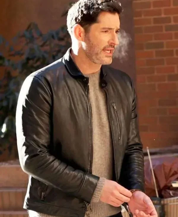Hart Hoxton CIA Black Leather Jacket