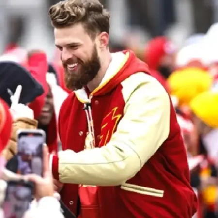 Har­ri­son Butk­er Su­per Bowl KC Red Sport Jacket