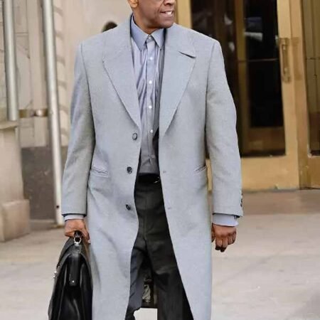 Here Comes the Flood Denzel Washington Gray Coat